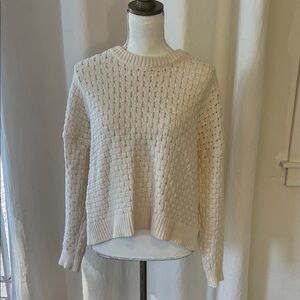 Madewell size M cream  Knit Sweater
